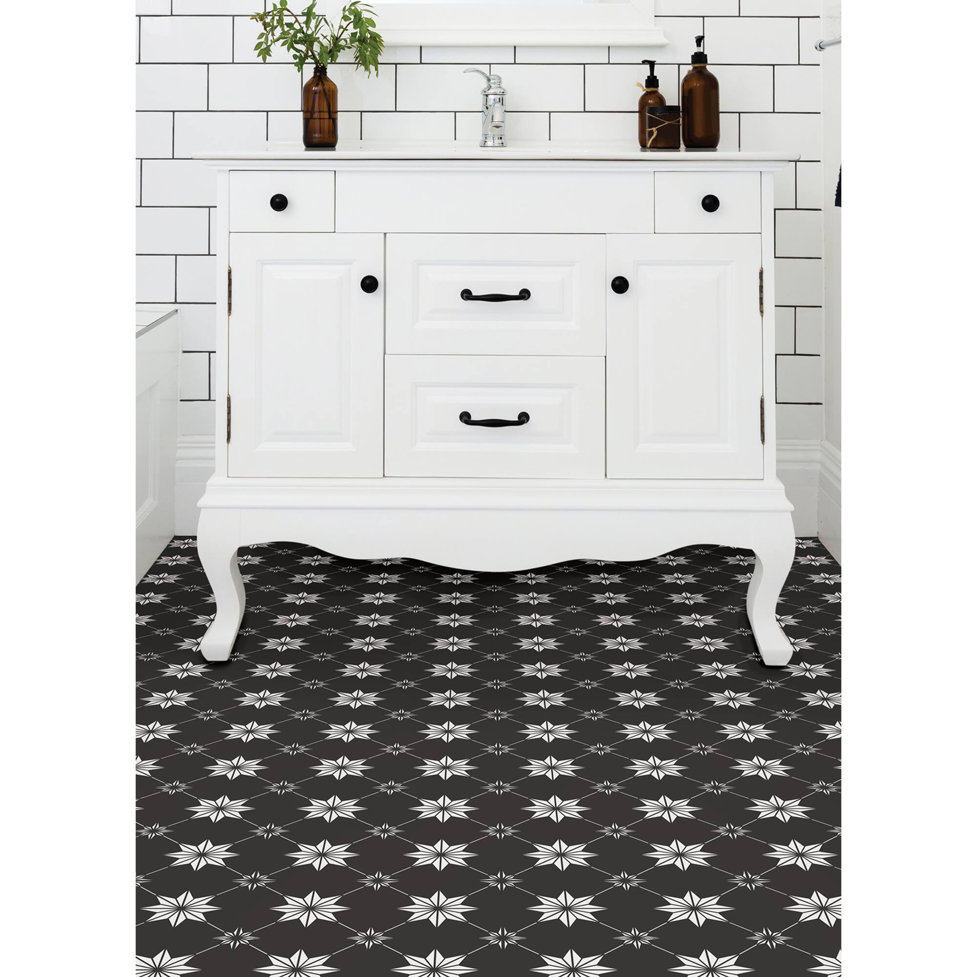 FloorPops Rigel Peel & Stick Floor Tiles